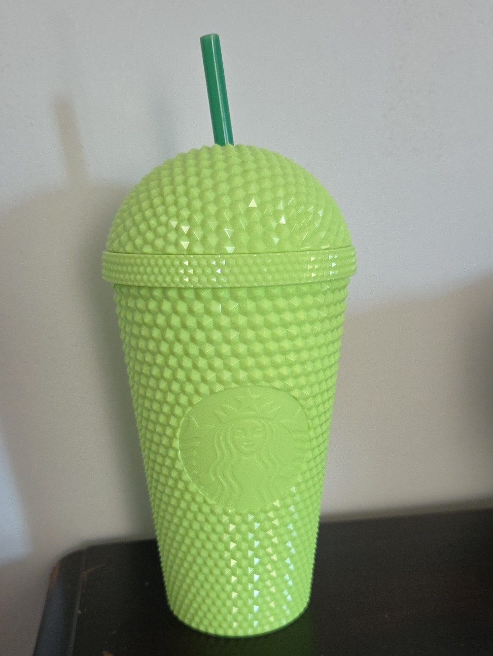 Starbucks Lime Green Studded Tumbler with Straw